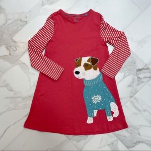 Mini Boden Dog Appliqué Dress